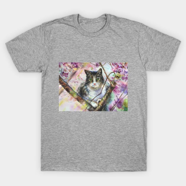 Cat T-Shirt by EL_ART